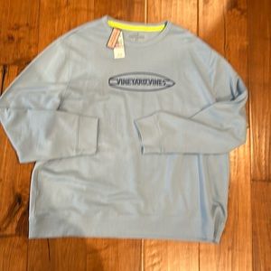 NWT Vineyard Vines Long sleeve Sweatshirt, XXL, Greyish Blue